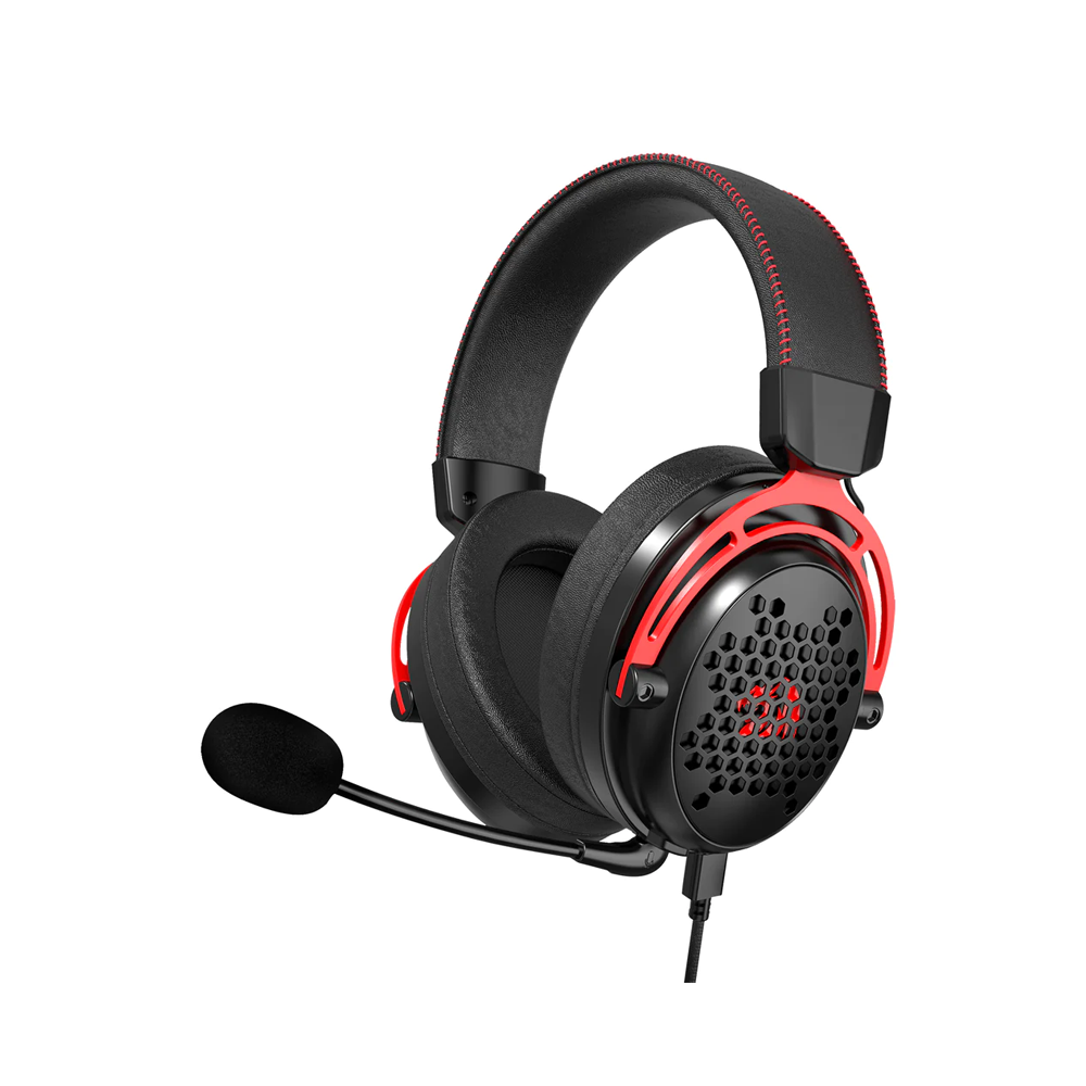 Redragon H386 Diomedes Black RGB Wired Gaming Headset