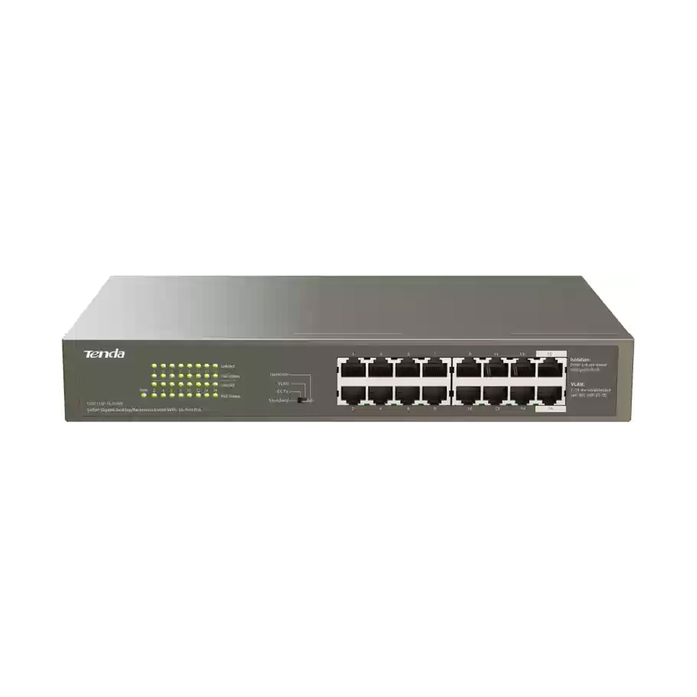 Tenda TEG1016M 16-Port Gigabit Network Switch Hub