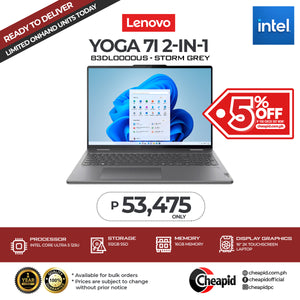 Lenovo Yoga 71 2-in-1 (Storm Grey) - 83DLOOOOUS