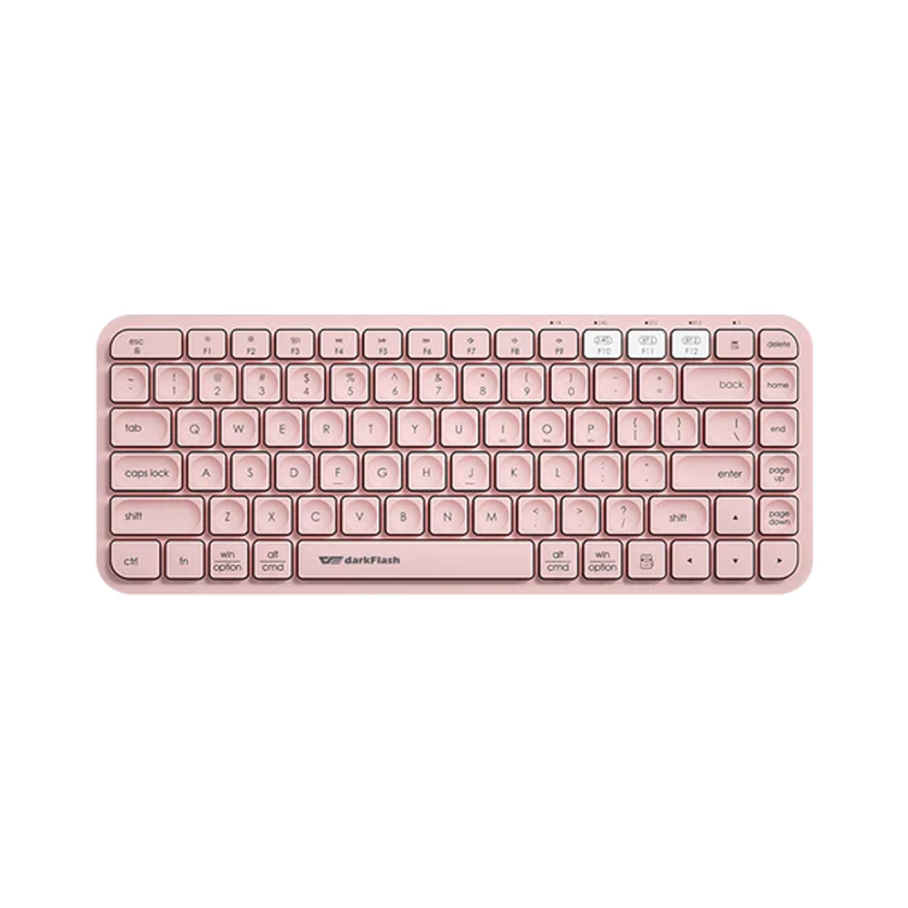 darkFlash V200 Pink BT 2.4G Wireless Membrane Keyboard