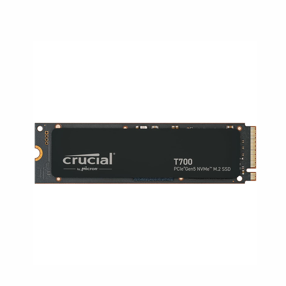 Crucial T700 1TB PCIe Gen5 NVMe M.2 Solid State Drive (CT1000T700SSD3)
