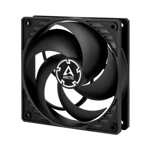 Arctic P12 Silent Black/Black - Pressure-Optimised Extra Quiet 120mm Fan (ACFAN00130A)