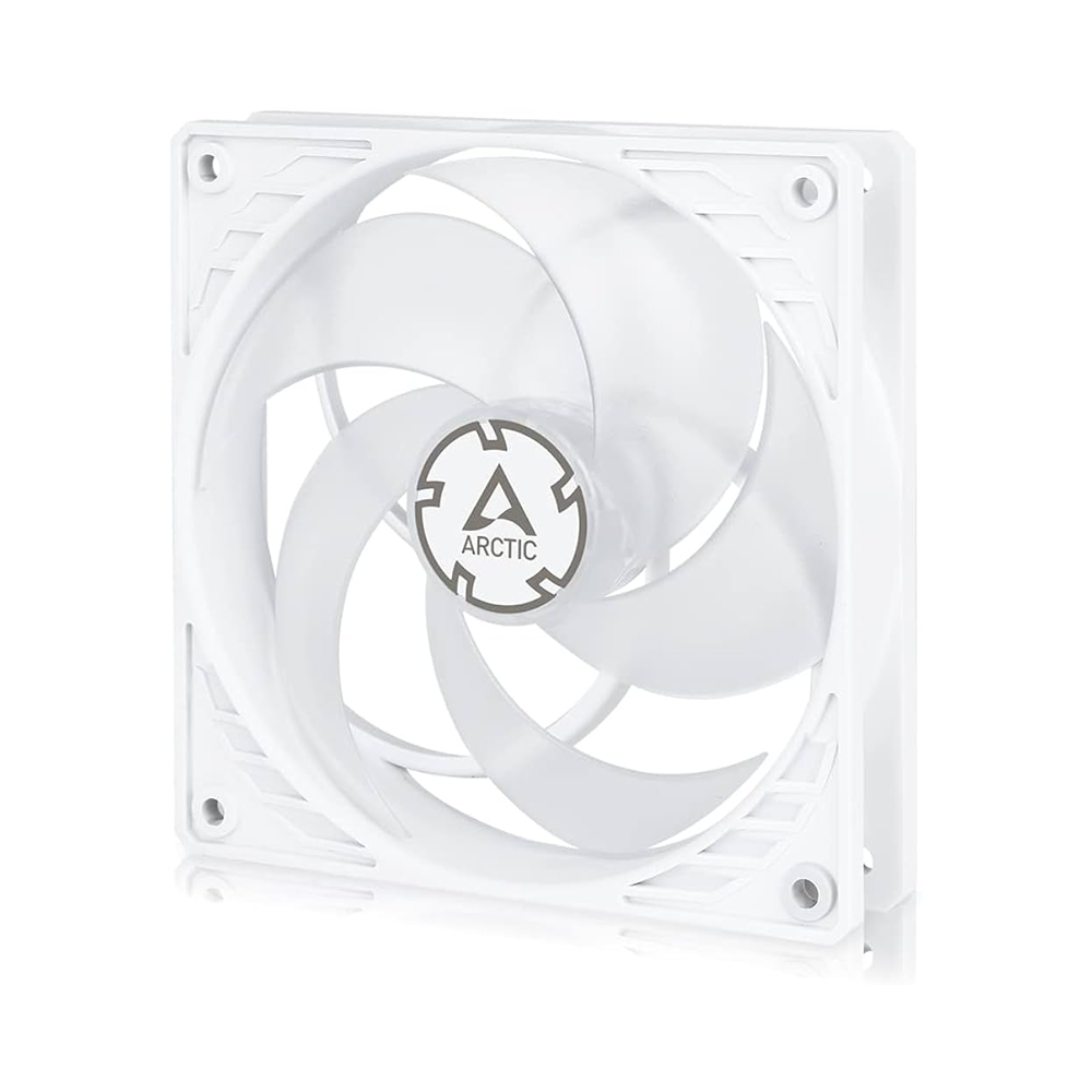 Arctic P12 PWM PST White/Transparent - Pressure-Optimised 120mm Fan with PWM PST (ACFAN00132A)