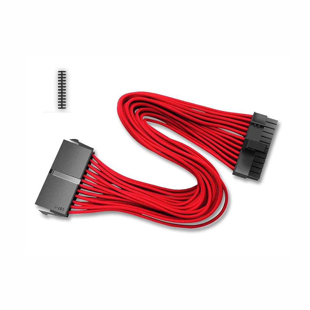 Deepcool EC300-24P-RD ATX 24 Pin Motherboard 18AWG 300mm - Red Cable (DP-EC300-24P-RD)