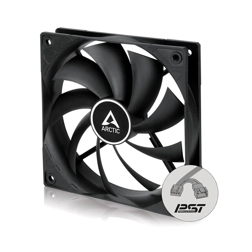 Arctic F12 PWM PST CO Black 120mm Cooling Fan (ACFAN00210A)