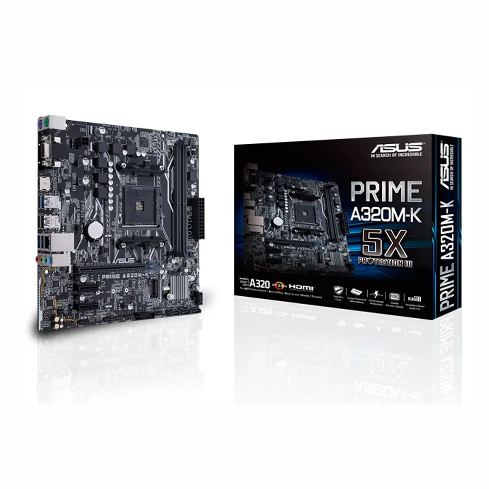 Asus Prime A320M-K/CSM Socket AM4 DDR4 Motherboard