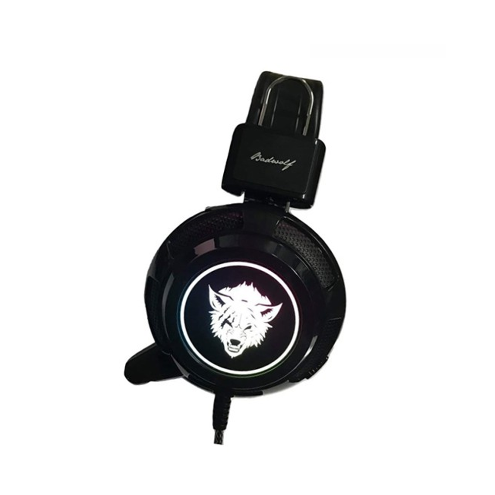 Badwolf V8 LED Gaming Black Headset