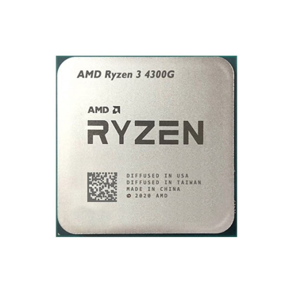 AMD Ryzen 3 4300G 3.8GHz (up to 4.0GHz) Socket AM4 Quad Core Processor