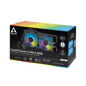 Arctic Liquid Freezer II 240 A-RGB - Multi Compatible All-in-One CPU Water Cooler (ACFRE00093A)