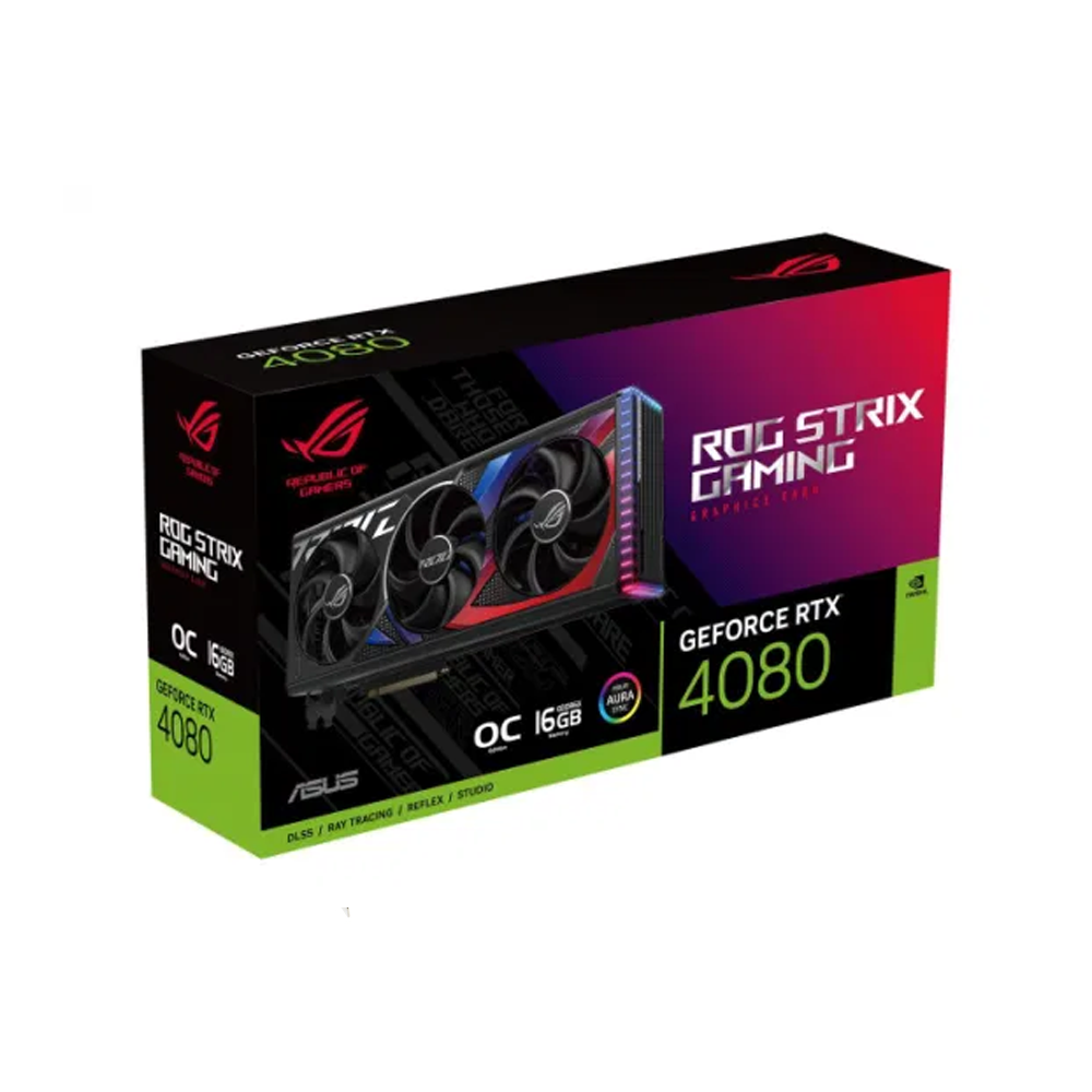 Asus ROG Strix GeForce RTX 4080 OC Edition 16GB GDDR6X 256bit Video Card (ROG-STRIX-RTX4080-O16G-GAMING)