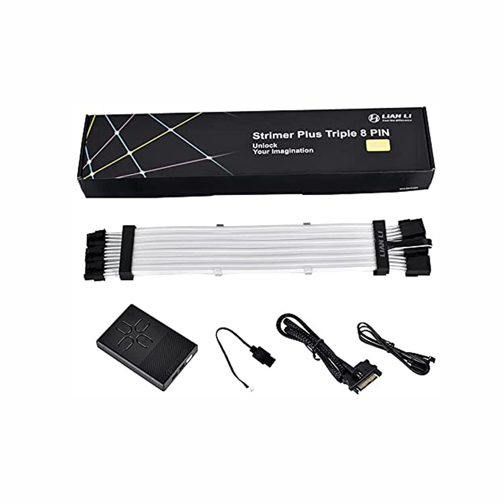 Lian Li Strimer Plus 8 Pins Addressable RGB Extension Cables (STRIMER-PLUS-8)