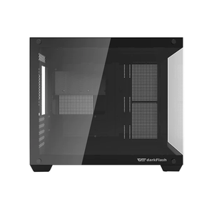 darkFlash C285MP Tempered Glass M-ATX Black Casing