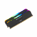 Crucial Ballistix RGB 32GB Kit (2x16GB) DDR4-3200MHz Desktop Gaming Memory - Black (BL2K16G32C16U4BL)
