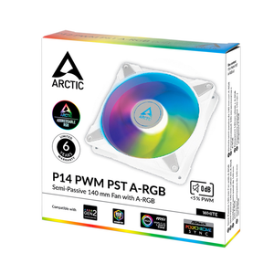 Arctic P14 PWM PST A-RGB White 140mm (ACFAN00276A)