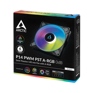 Arctic P14 PWM PST A-RGB Black 140mm (ACFAN00239A)