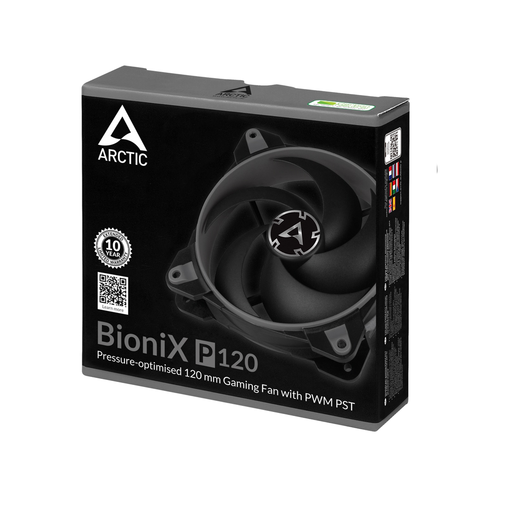 Arctic BioniX P120 Black/Grey 120mm Cooling Fan (ACFAN00168A)