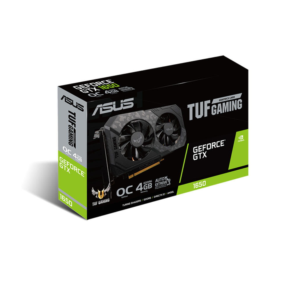 Asus TUF Gaming GeForce GTX 1650 V2 OC Edition 4GB GDDR6 128bit Video Card (TUF-GTX1650-O4GD6-P-V2-GAMING)