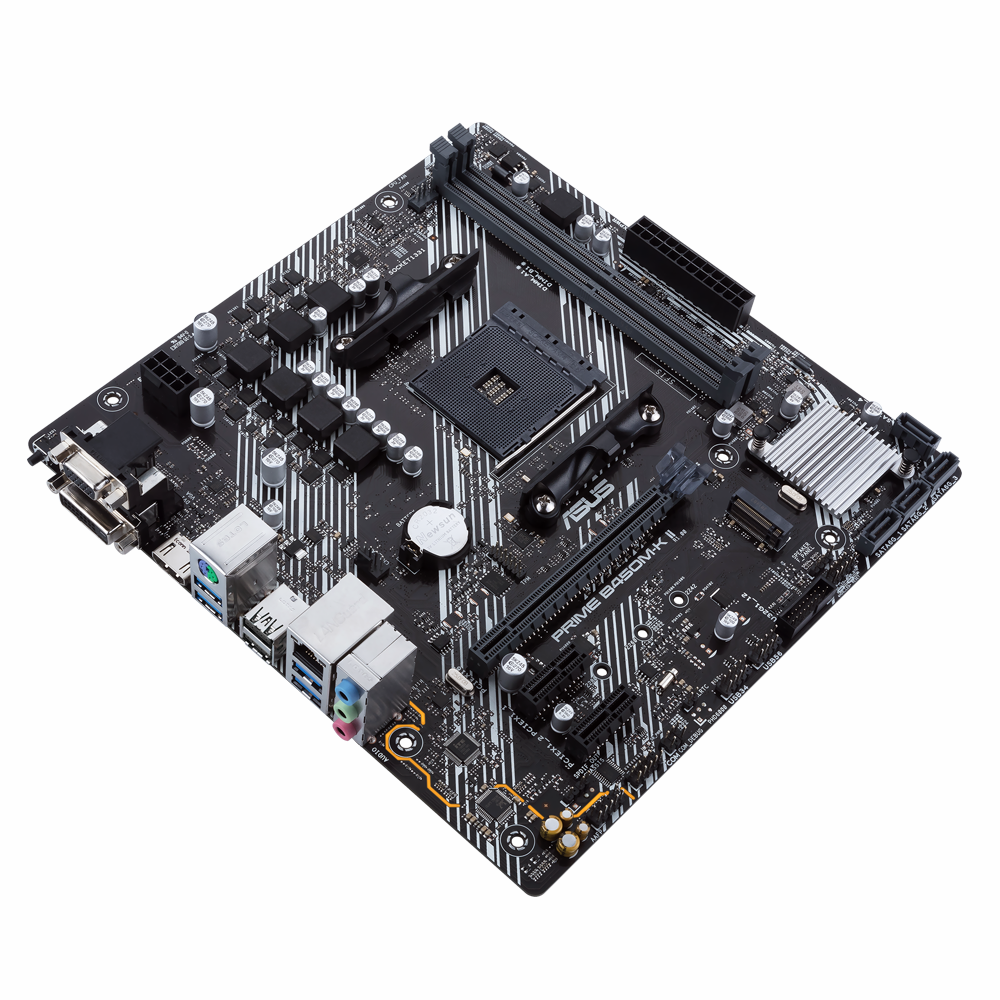 Asus Prime B450M-K II Socket AM4 DDR4 Motherboard