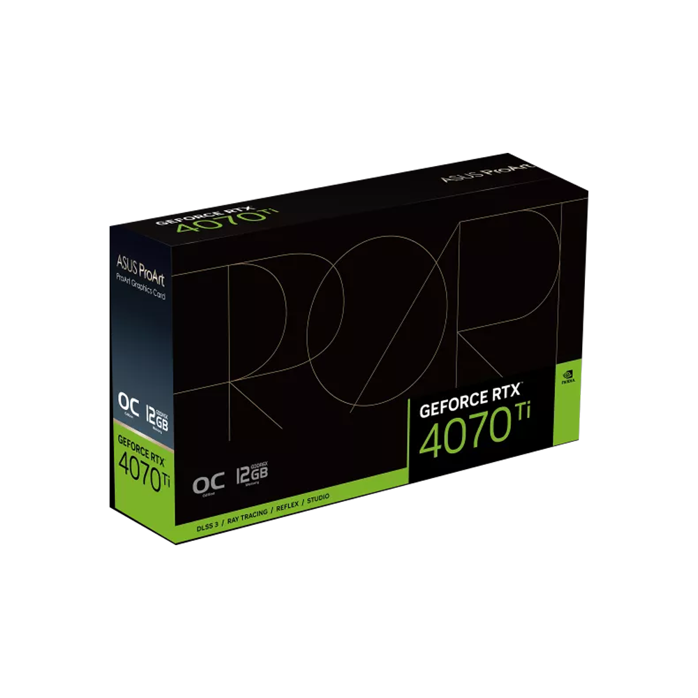 Asus ProArt GeForce RTX 4070 Ti OC Edition 12GB GDDR6X 192bit Video Card (PROART-RTX4070TI-O12G)