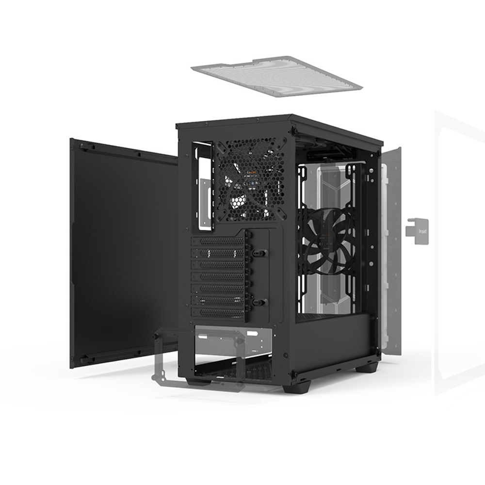 Be Quiet! Pure Base 500 FX Black Tempered Glasss Mid Tower Casing (BGW43)