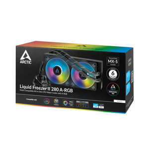 Arctic Liquid Freezer II 280 A-RGB - Multi Compatible All-in-One CPU Water Cooler (ACFRE00106A)