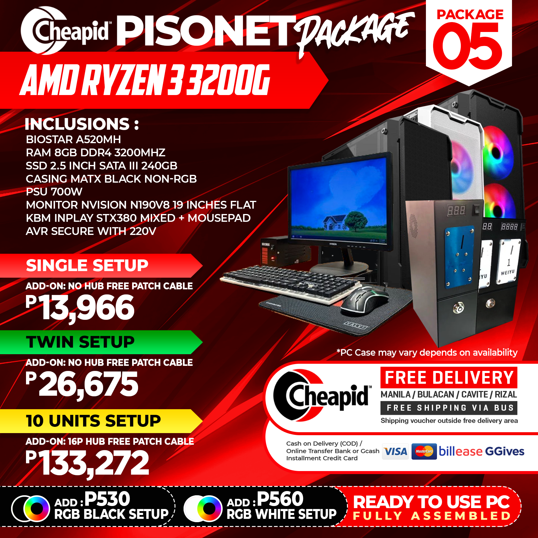 Pisonet Desktop Package 05