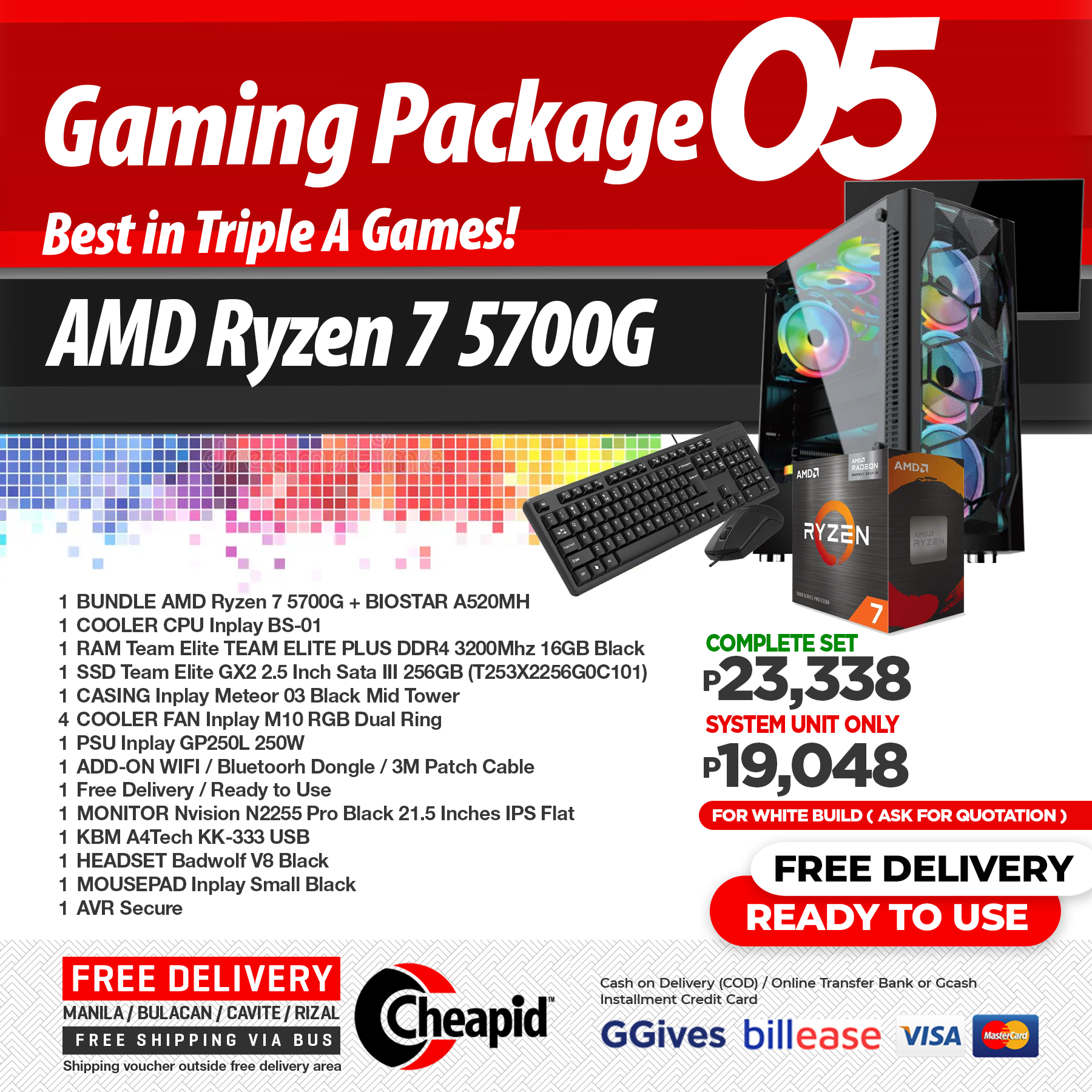 Cheapid Gaming Package - Setup 05