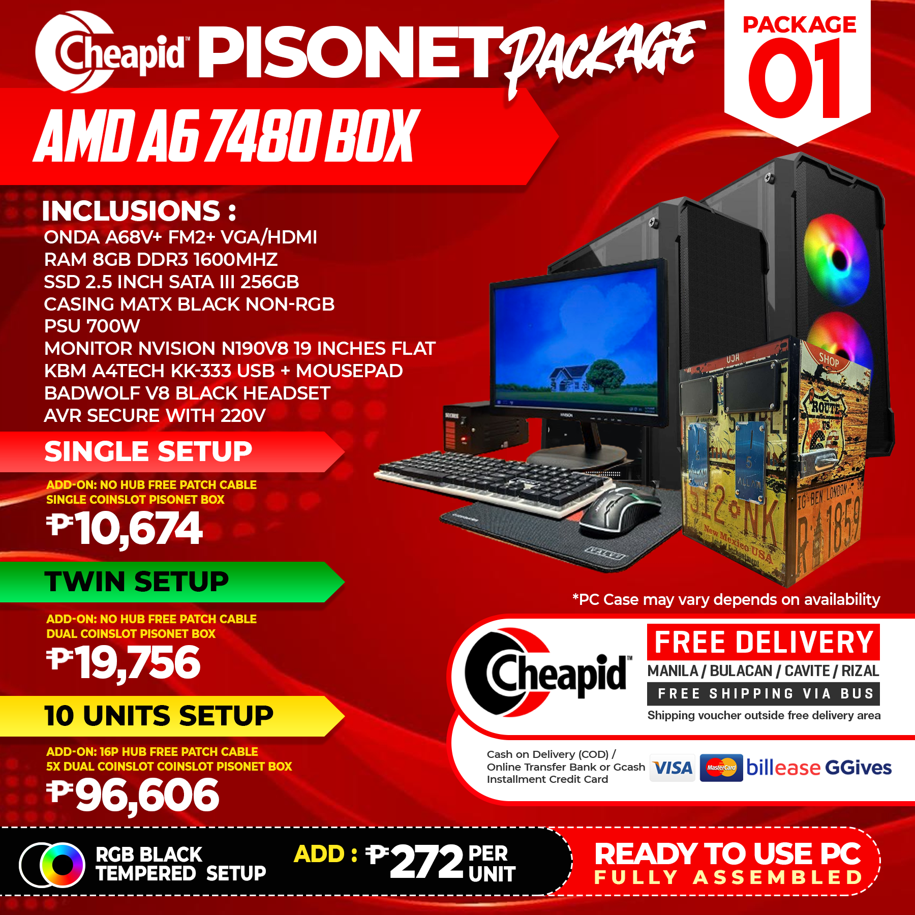 Pisonet Desktop Package 01