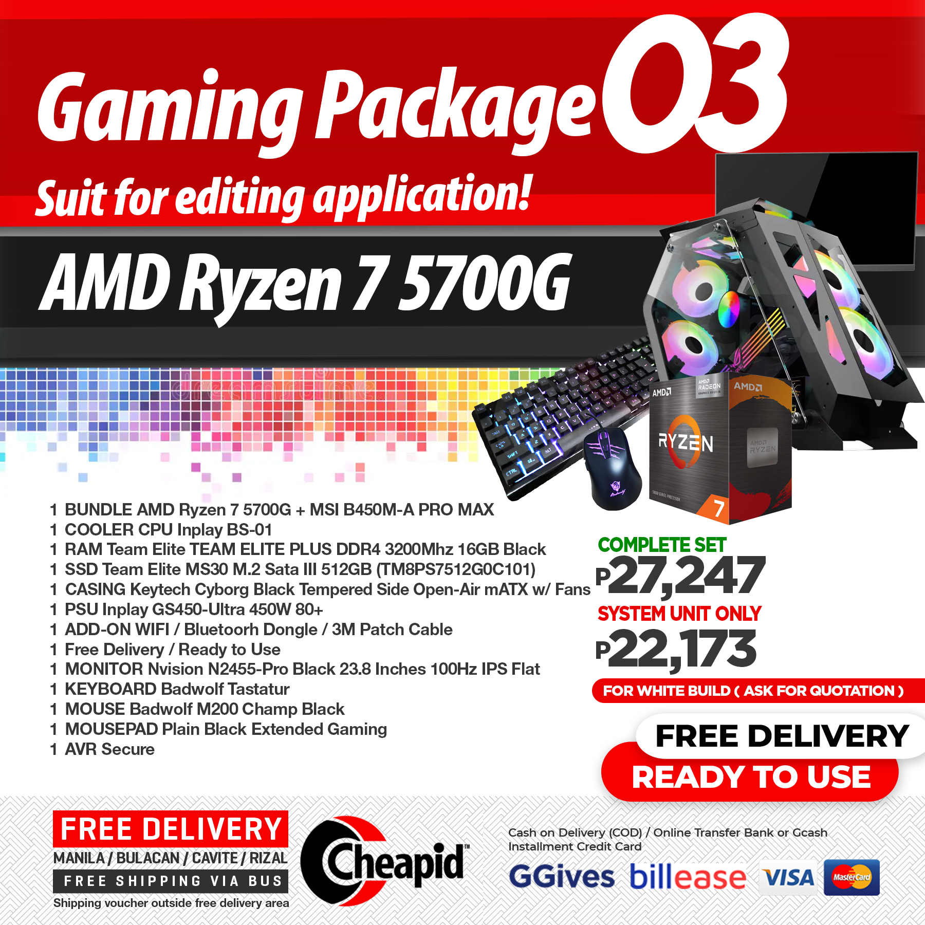 Cheapid Gaming Package - Setup 03