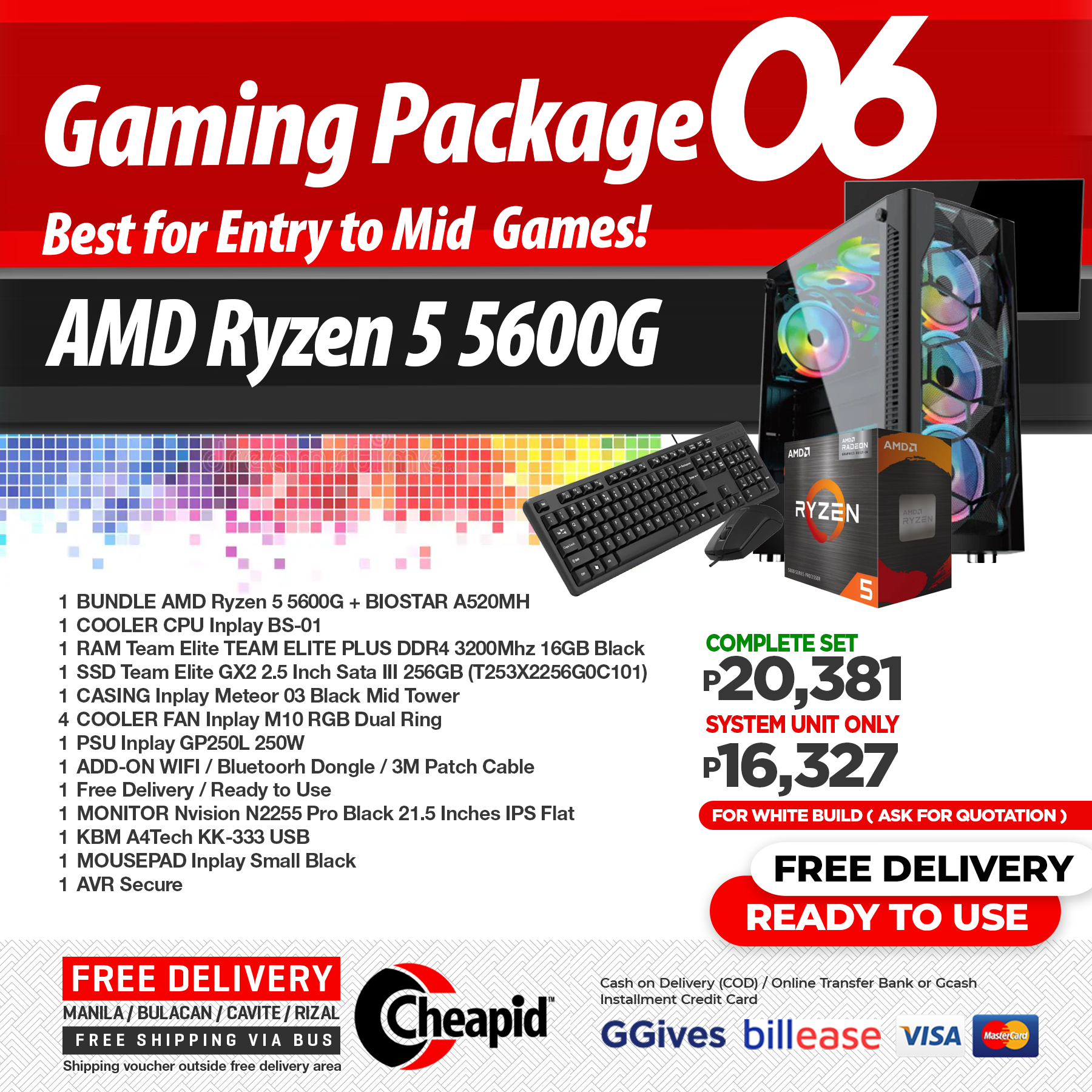 Cheapid Gaming Package - Setup 06