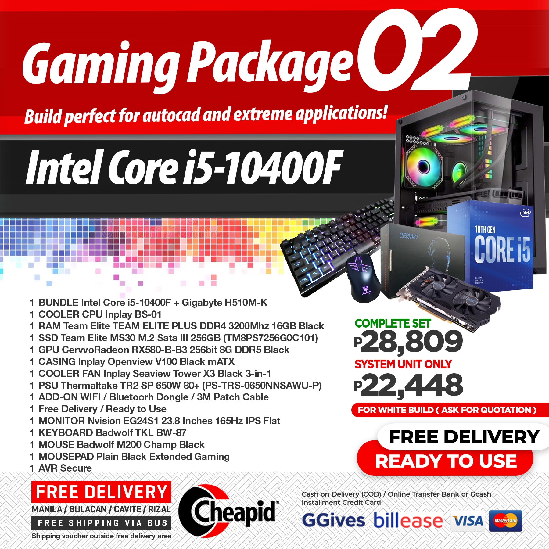 Cheapid Gaming Package - Setup 02