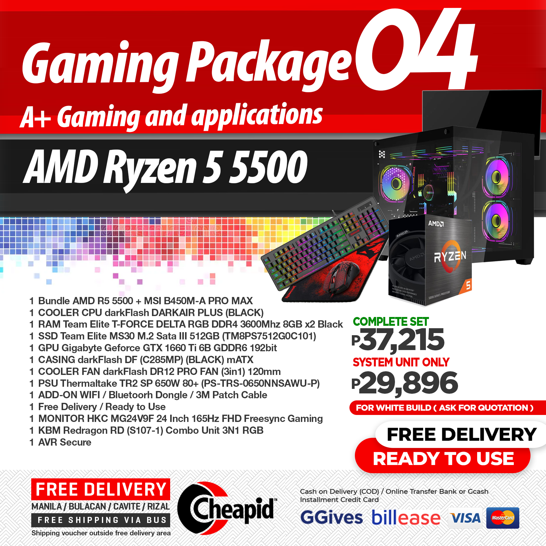 Cheapid Gaming Package - Setup 04