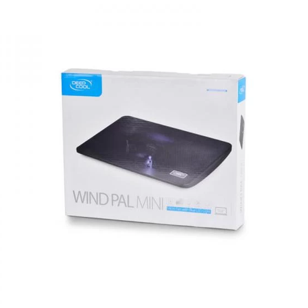 Deepcool Wind Pal Mini 15.6inch 14cm Blue LED Metal Mesh Panel Laptop Cooler (DP-N114L-WDMI)