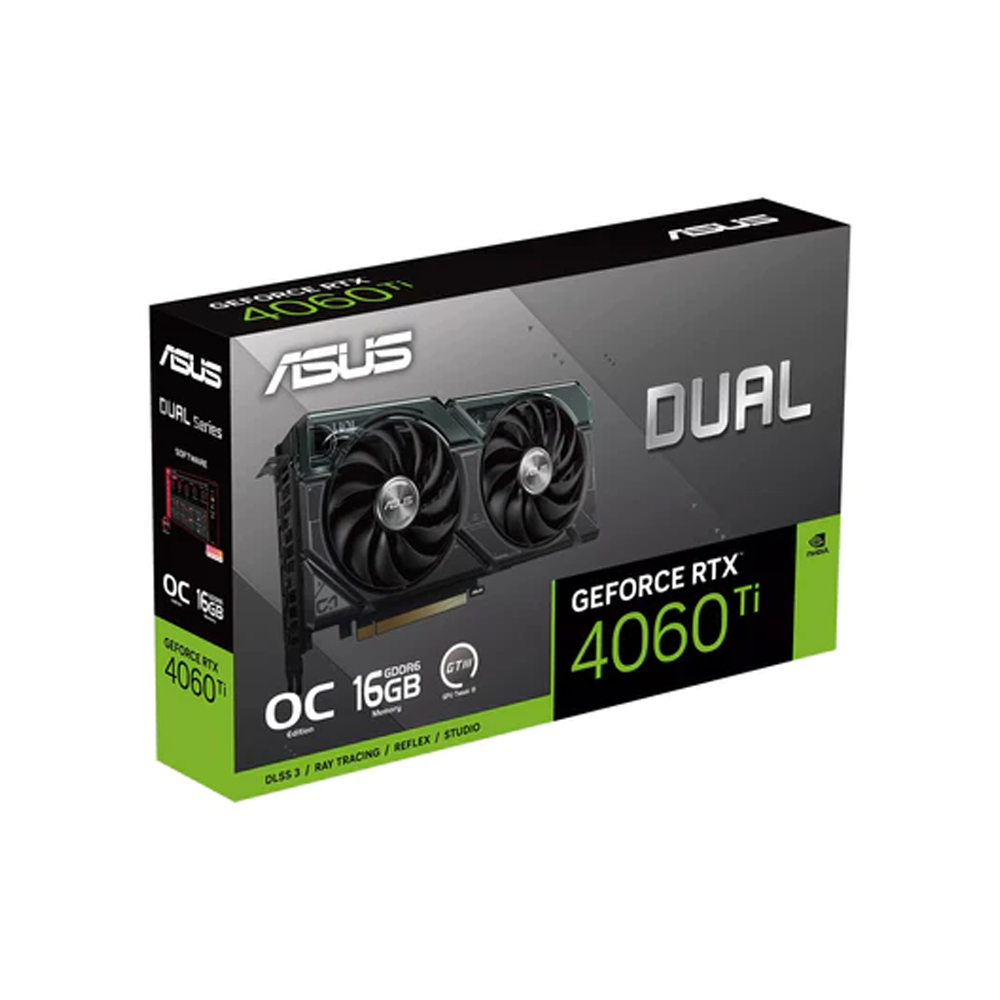 Asus Dual GeForce RTX 4060 Ti OC Edition 16GB GDDR6 128bit Video Card (DUAL-RTX4060TI-O16G)