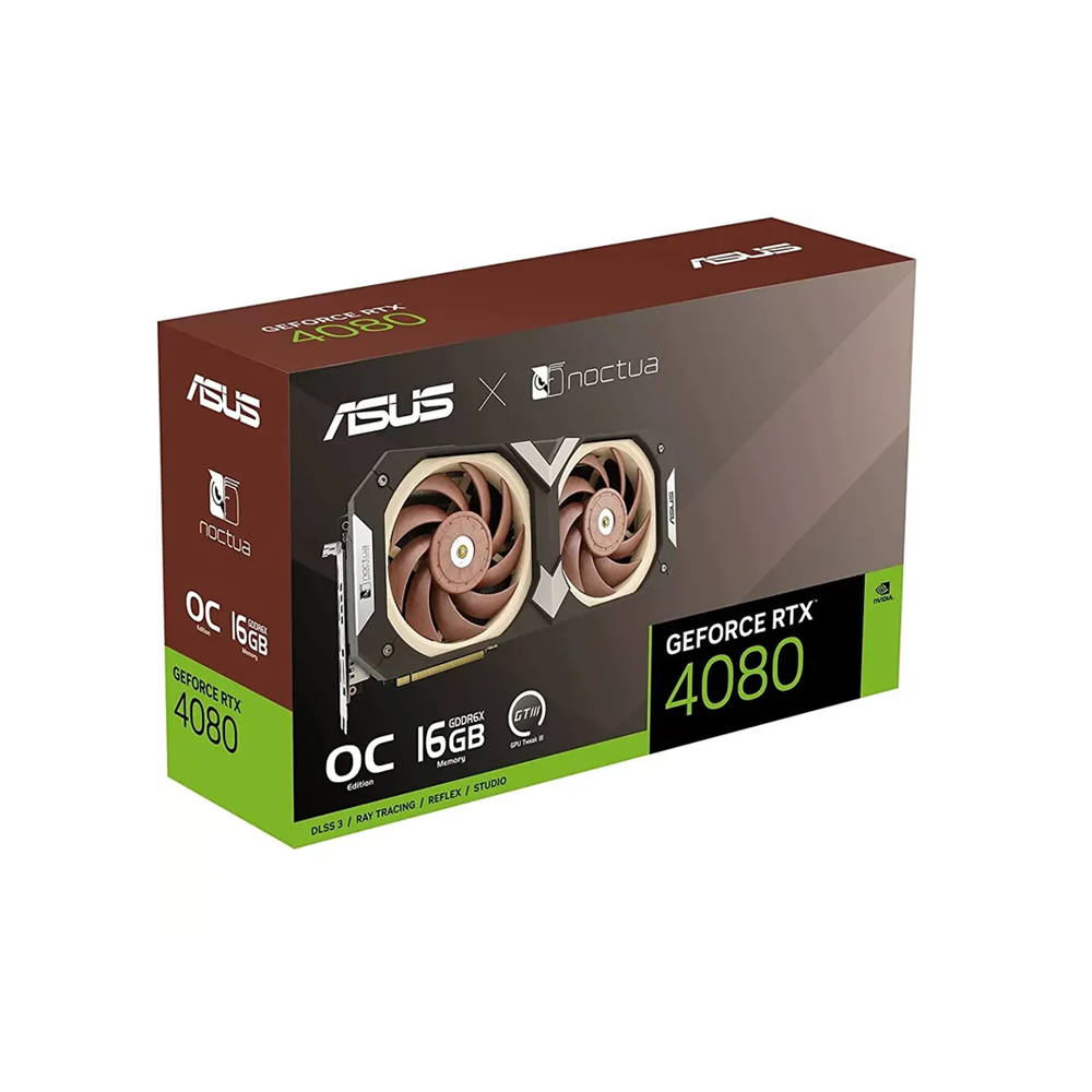 Asus GeForce RTX 4080 Noctua OC Edition 16GB GDDR6X 256bit Video Card (RTX4080-O16G-NOCTUA)
