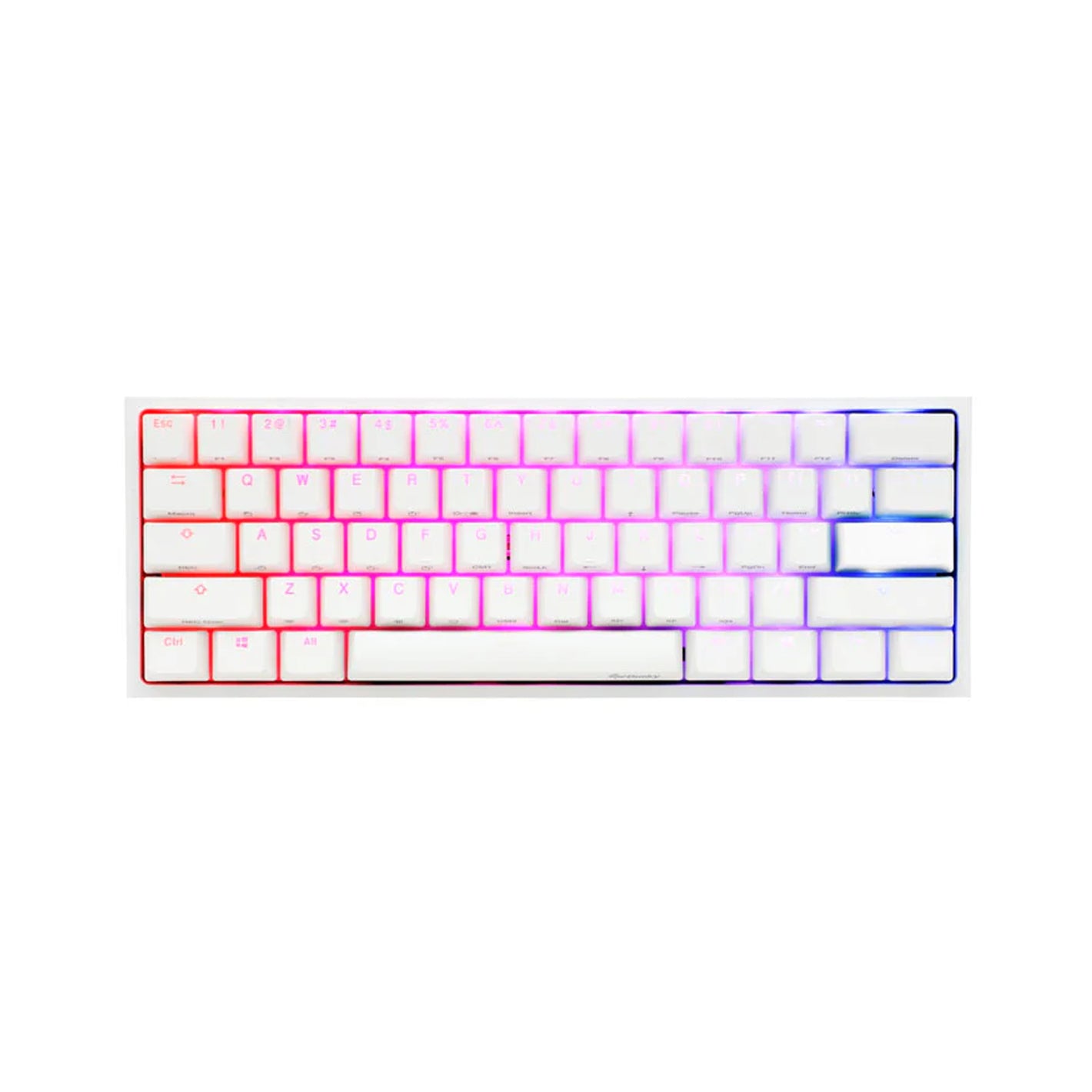 Ducky One 2 Mini RGB v2 White - MX Blue (DKON2061ST-CUSPDWWT1)