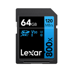 Lexar High-Performance 800x 64GB Memory Card (LSD0800P064G-BNNNG)