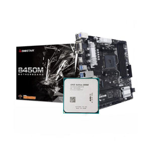 AMD Athlon 200GE + BIOSTAR B450 MHP AM4 DDR4 (Bundle)