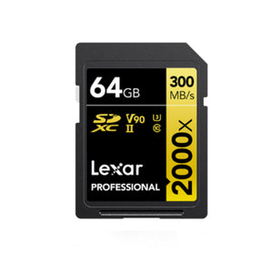 Lexar Professional 2000x 64GB Memory Card (LSD2000064G-BNNNG)