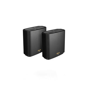 Asus ZenWiFi AX XT8 AX6600 Whole-Home Tri-Band Mesh WiFi 6 System Black 2-Pack Router