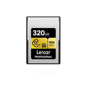 Lexar Professional CF Express Gold Series Type A 320GB Memory Card (LCAGOLD320G-RNRNG)