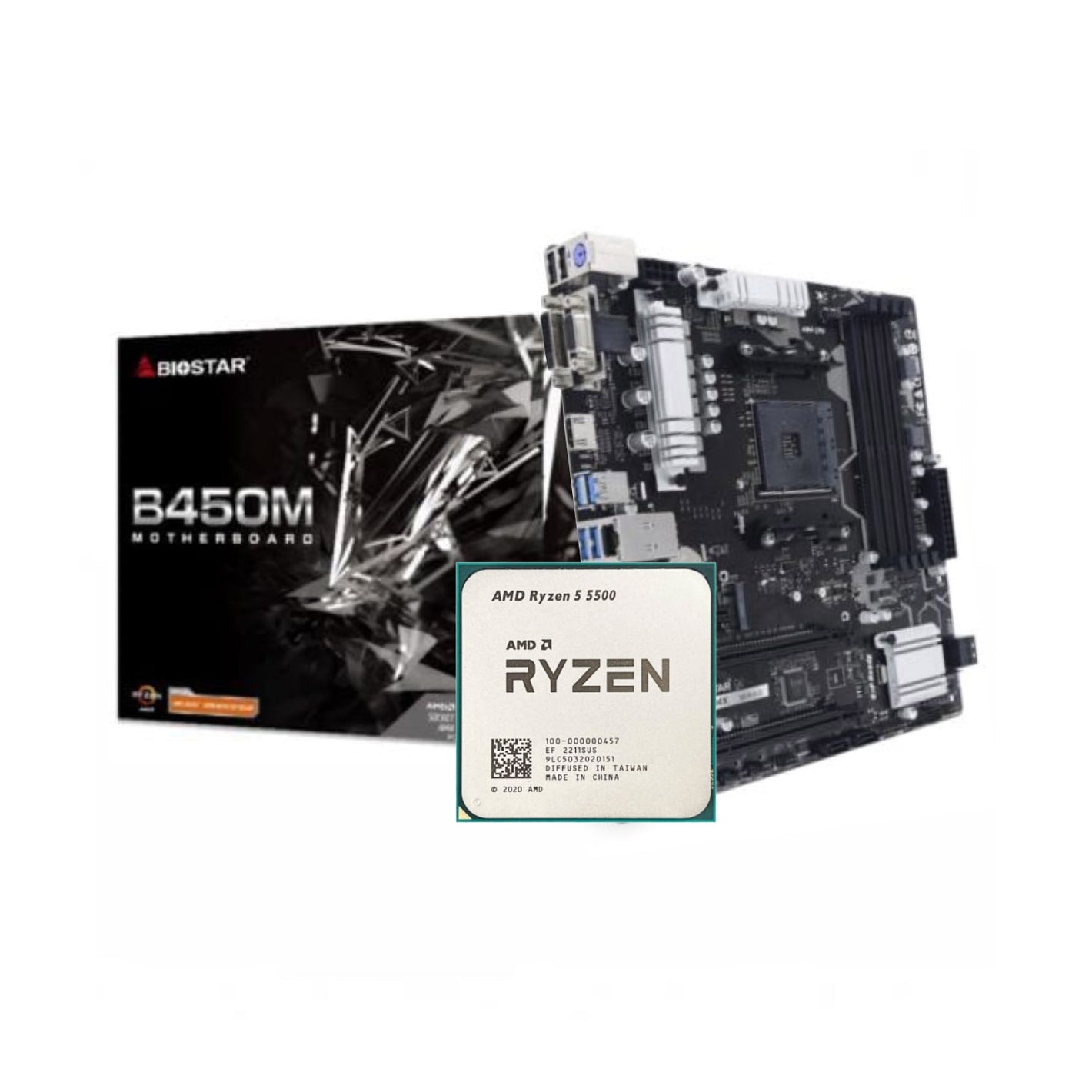 AMD Ryzen 5 5500 + BIOSTAR B450 MHP AM4 DDR4 (Bundle)