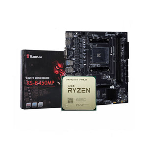 AMD RYZEN 7 5700X3D + RAMSTA RS-B450MP AM4 DDR4 (Bundle)