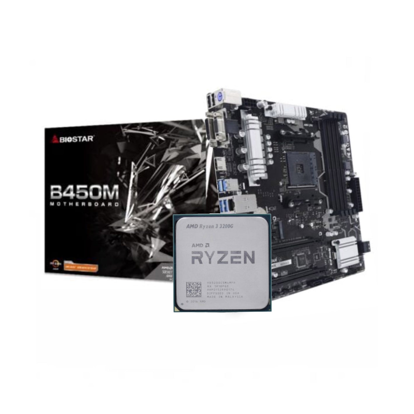 AMD Ryzen 3 3200G + BIOSTAR B450 MHP AM4 DDR4 (Bundle)