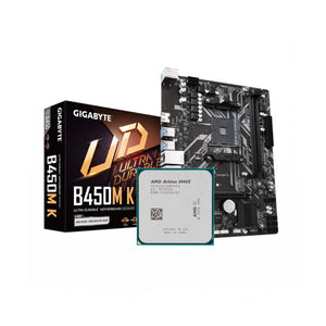 AMD Athlon 300GE + Gigabyte B450M-K AM4 DDR4 Bundle