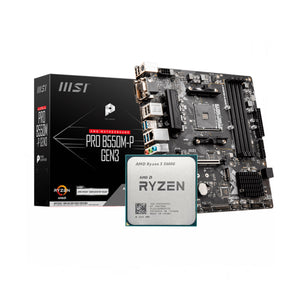 AMD Ryzen 5 5600G + MSI Pro B550M-P Gen3 DDR4 AM4 Bundle