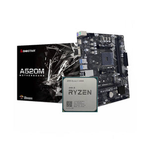 AMD Ryzen 5 3400G + BIOSTAR A520 MS AM4 DDR4 (Bundle)