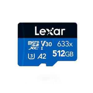 Lexar High-Performance 633x SDHC/SDXC RW 512GB Memory Card (LSDMI512BB633A)