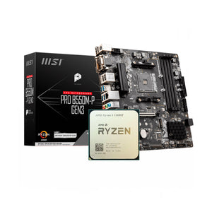 AMD Ryzen 5 5500GT + MSI Pro B550M-P Gen3 DDR4 AM4 Bundle