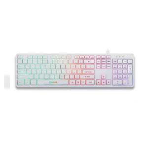 Inplay KB066 White USB RGB Gaming Keyboard